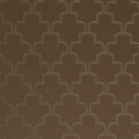 Buff Brown Modern Jacquard Upholstery Fabric By The Yard