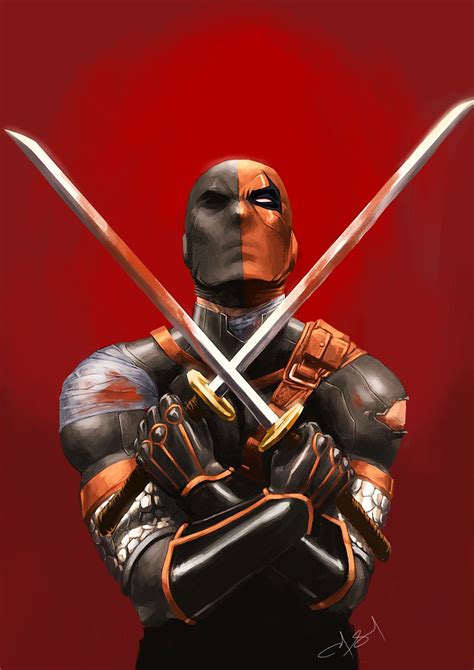 Deathstroke Von Cedie Deathstroke Comic Villains Dc Deathstroke