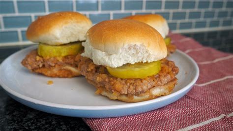 5 Ingredient White Castle Hamburgers Mashed Recipe Hamburger