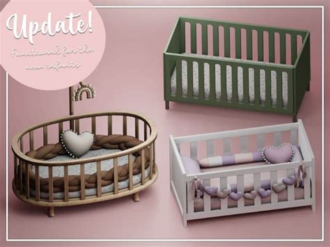 17 Cozy Little Sims 4 Cribs Cc For Infants We Want Mods