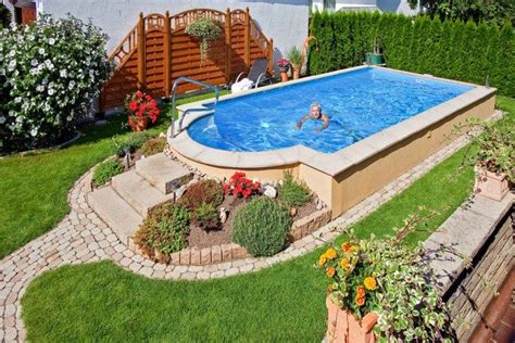 Pool im garten bauhausstil haus pool im garten gartenpools. Wasser-Oase im eigenen Garten: Swimming-Pool: Der ...