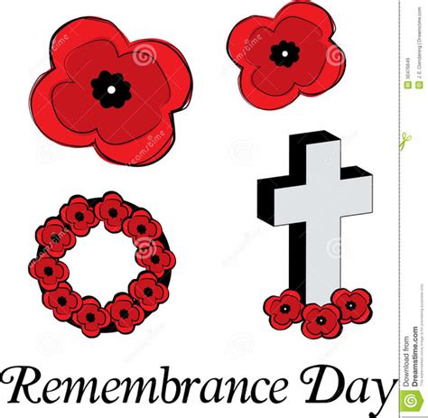 Remembrance Poppies Clipart Free Images At Clker Com Vector Clip
