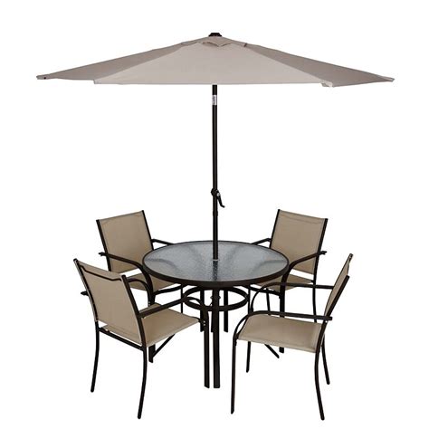 Gsd 5 or 7 piece rattan bar setboth sets come ready assembled!!contemporary, clean lines and sleek a. Miami Stacking Patio Set - 6 Piece | Patio Sets | ASDA ...