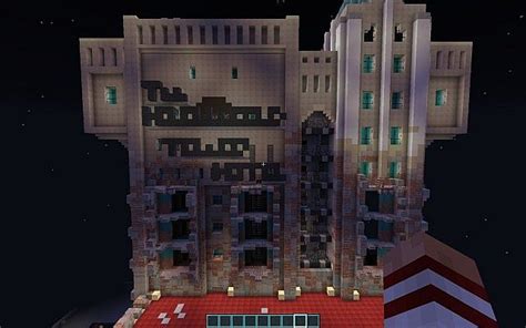 The Hollywood Tower Hotel Minecraft Project
