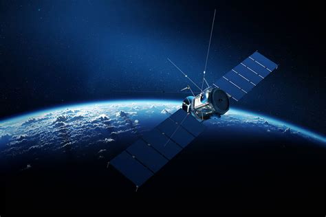 Communications Satellite Orbiting Earth Sfil