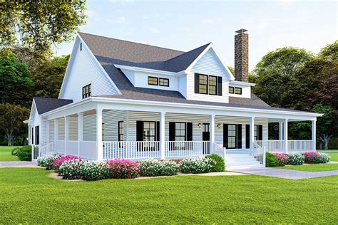 4 Bedroom House Plans With Wrap Around Porch