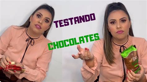 Testando Chocolates 🍫 Fernanda Fonseca Youtube