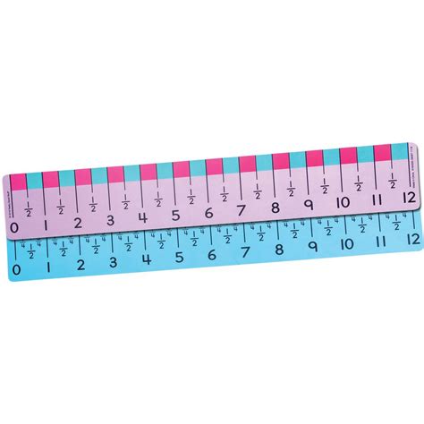 Marked Measurement Rulers 6 Rulers