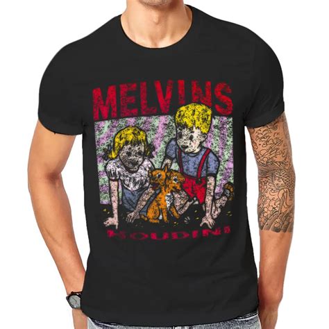 melvins rock band t shirts cool black metal punk best graphic print tees 100 cotton straight o