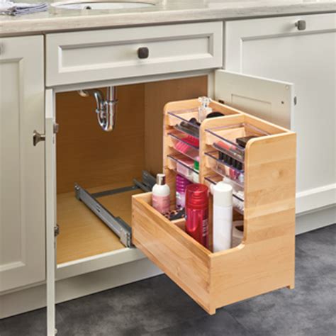 We do not have a chance to change our body shape and tall. Vanity Cabinet L-Shaped Pullout Organizer (With images ...