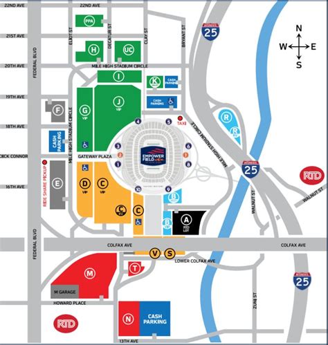 Anne Kelly Headline Mile High Stadium Parking Map