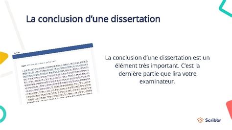 La Conclusion Dune Dissertation Comment La Rdiger La