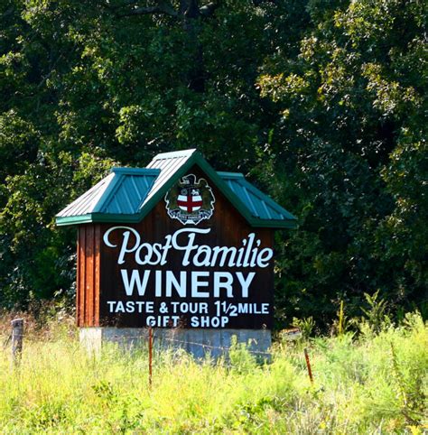 Post Familie Winery Is The Remote Winery In Arkansas Thats Picture