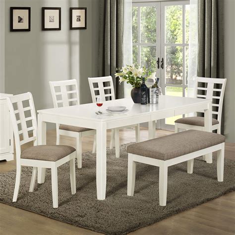 Small Rectangular White Kitchen Table White Dining Room Table Small