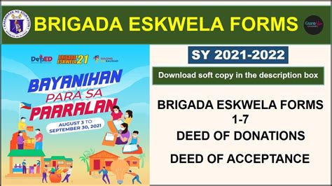 Deped Memo 62 S 2022 Brigada Eskwela 2022 Implementing Guidelines Momcute