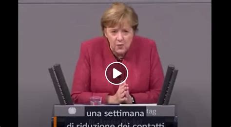 Il Pianto Di Angela Merkel Discorso In Lacrime Al Bundestag Simbolo