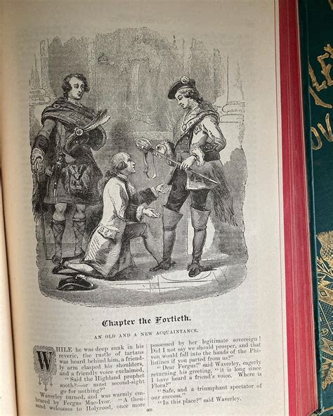 Circa 1890 Complete 9 Vol Set Of Waverley Novels By Sir