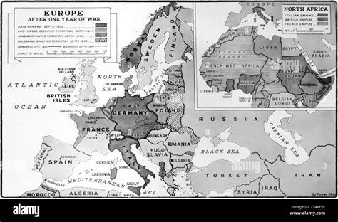 A Map Illustrating The Changing Face Of Europe 12 Months After World