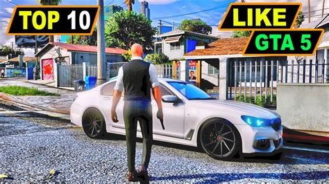 Top 10 Open World Android Games Like Gta 5 High Graphics Gta Games