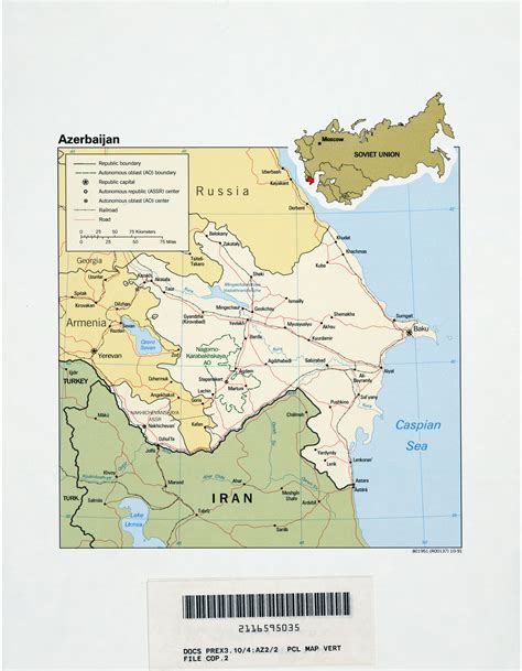 Azerbaijan is a country of 8,303,512 inhabitants, with an area of 86,600 km2, its capital is baku and above you have a geopolitical map of azerbaijan with a precise legend on its biggest cities, its road. Azerbaijan Maps - Perry-Castañeda Map Collection - UT Library Online