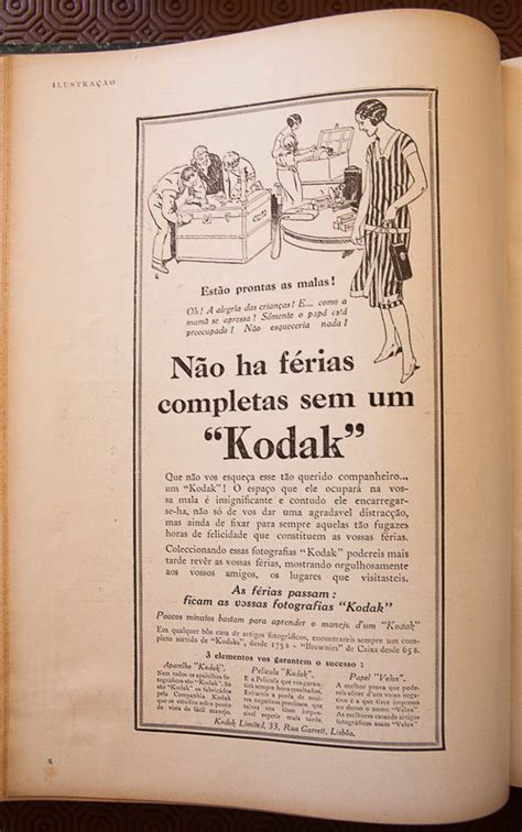 A Revista Ilustra O E A Publicidade Da Kodak Fasc Nio Da Fotografia