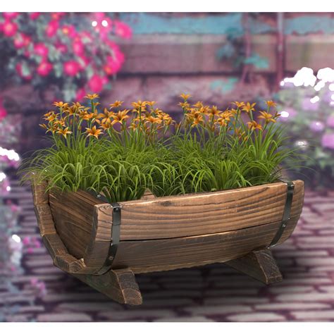 From plastic to terracotta, from big to small, we've got a huge collection online and in store. Gardenised Half Barrel Garden Planter - Small-QI003140.S ...