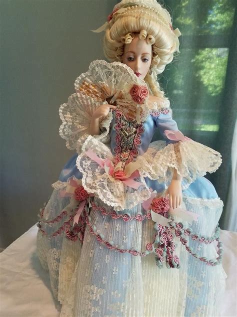 Marie Antoinette Doll Franklin Mint Used 1941406268 Beautiful