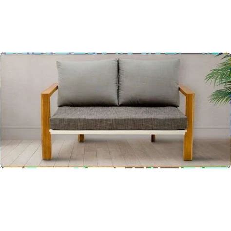 Grey Color 2 Seater Solid Wood Sofa At Rs 8999piece 2 Seater Sofa In