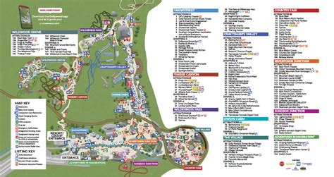 V3 park from mapcarta, the free map. Theme Park Brochures Dollywood Map 2021 - Dollywood News ...
