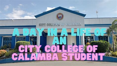 A Day In A Life Of An City College Of Calamba Student Youtube