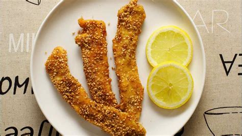 Receta de Pollo rebozado en sésamo