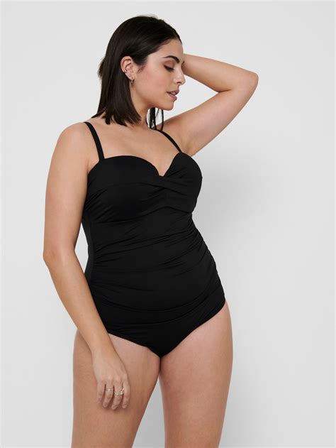 Curvy Shaping Swimsuit Black Only®