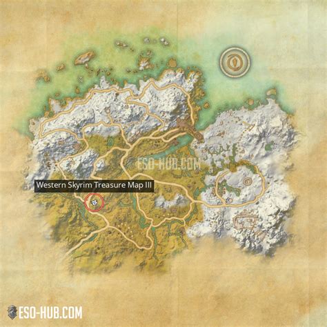 Western Skyrim Treasure Map Iii Eso Hub Elder Scrolls Online