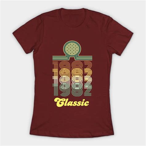 1982 classic epcot epcot t shirt teepublic disney shirts epcot wdw shirt designs