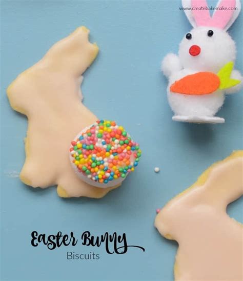 Easter Bunny Biscuits Create Bake Make