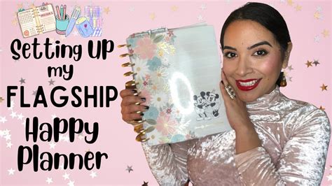 Setting Up My Flagship Planner Big Happy Planner 💖 Youtube