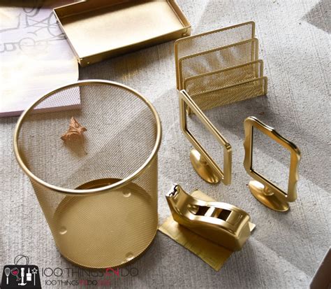Gold Desk Accessories On A Budget 100 Things 2 Do