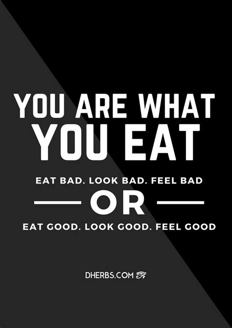 Healthy Quotes You Are What You Eat Healthy Quotes Illustration