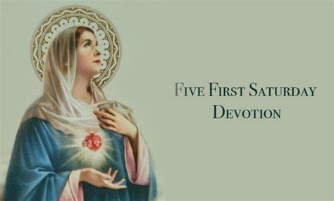 Learn And Practice The Five First Saturdays Devotion Ave Maria Press