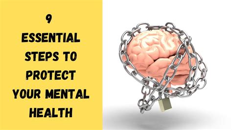 9 essential steps to protect your mental health youtube