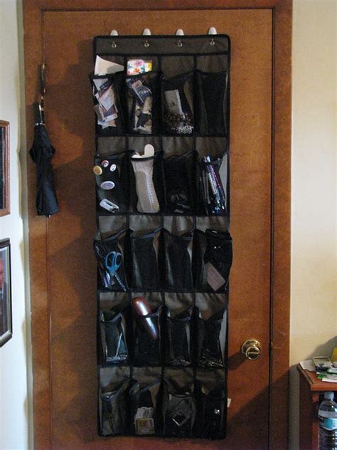 Felibeaco 2 pack over the door shoes organizers , behind door shoes hang holder rack with 24 mesh large pockets , clear fabric shoes hanger storage organizer bag for bedroom,pantry,dorm(brown 2 pack) 4.6 out of 5 stars 374 Behind-the-Door organizer | Flickr - Photo Sharing!