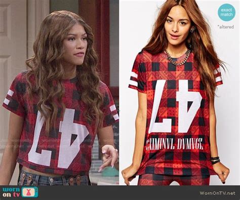 Kcs Red Checked Upside Down 47 Top On Kc Undercover Outfit Details