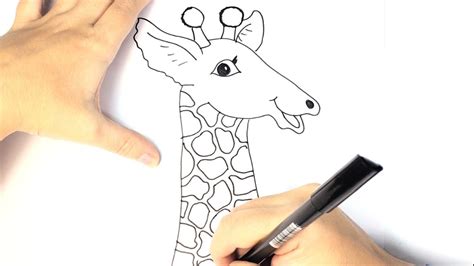 Cómo Dibujar Una Jirafa Para Niños Paso A Paso Y Muy Fácil