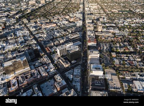 Beverly Hills California Usa April 18 2018 Afternoon Aerial View