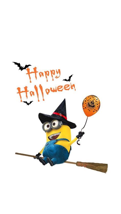 Wallpaper Iphonehappy Halloween Cute Minions ⚪️ Minions Funny