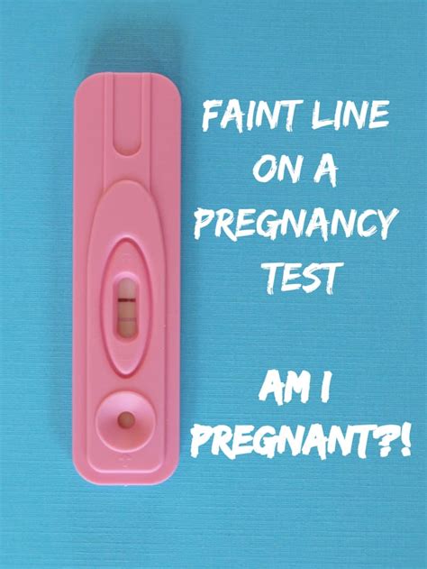 Faint Line On Pregnancy Test Is Very Light Am I Pregnant Wehavekids