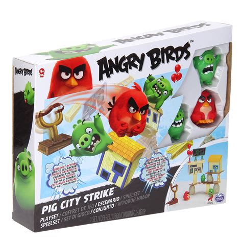 Angry Birds Pig City Strike Thimble Toys