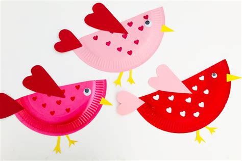 Valentines Craft For Kids Little Love Birds Valentine Crafts