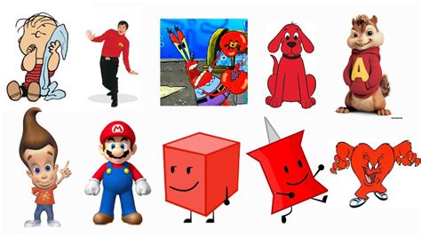 Which Of These Red Characters Are Better Youtube