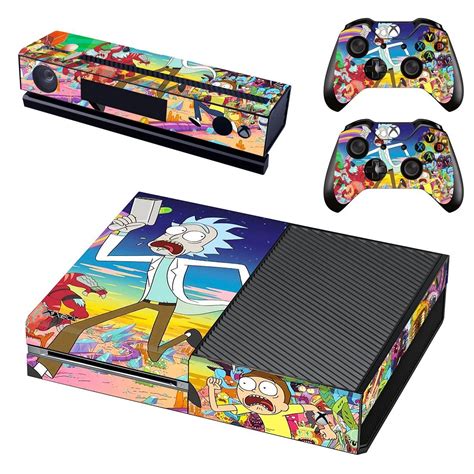 Rick And Morty Decal Skin Sticker For Xbox One Console And